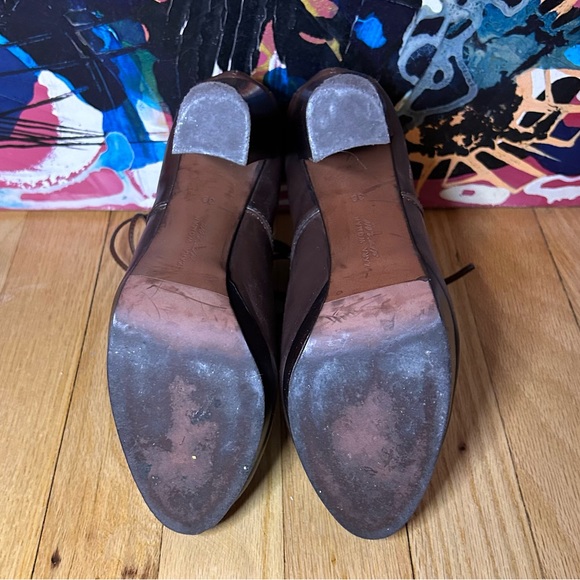 Special Edition Zara Brown Leather Booties - Picture 7 of 14